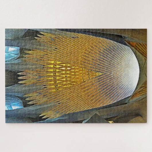 Sagrada Familia. Innenseite. Ansicht 14. Puzzle (Horizontal)