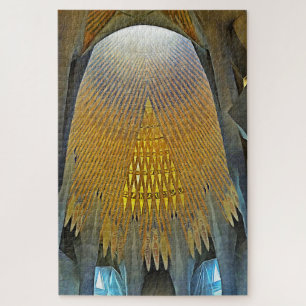 Sagrada Familia. Innenseite. Ansicht 14. Puzzle