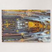 Sagrada Familia. Innenseite. Ansicht 15. Puzzle (Horizontal)