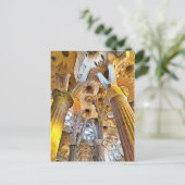 Sagrada Familia. Innenseite. Ansicht 16. Postkarte (Stehend Vorderseite)