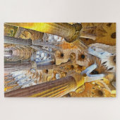 Sagrada Familia. Innenseite. Ansicht 16. Puzzle (Horizontal)