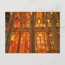 Sagrada Familia. Innenseite. Ansicht 17. Postkarte