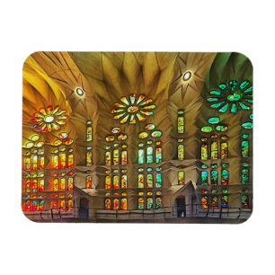 Sagrada Familia. Innenseite. Ansicht 19. Magnet