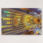 Sagrada Familia. Innenseite. Ansicht 22. Puzzle (Horizontal)