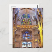 Sagrada Familia. Innenseite. Ansicht 24. Postkarte (Vorne/Hinten)