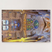 Sagrada Familia. Innenseite. Ansicht 24. Puzzle (Horizontal)