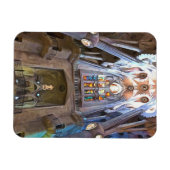 Sagrada Familia. Innenseite. Ansicht 25. Magnet (Horizontal)