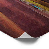 Sagrada Familia. Innenseite. Ansicht 29. Poster (Ecke)