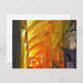 Sagrada Familia. Innenseite. Ansicht 2. Postkarte (Vorne/Hinten)
