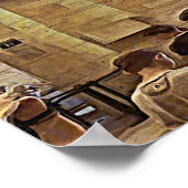 Sagrada Familia. Innenseite. Ansicht 32. Poster (Ecke)