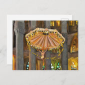 Sagrada Familia. Innenseite. Ansicht 4. Postkarte (Vorne/Hinten)