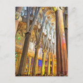 Sagrada Familia. Innenseite. Ansicht 9. Postkarte (Vorderseite)