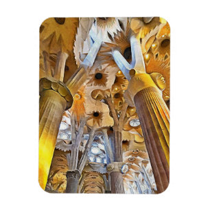 Sagrada Familia. Inneres. Ansicht 16. Magnet