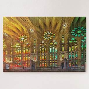 Sagrada Familia. Inneres. Ansicht 19. Puzzle