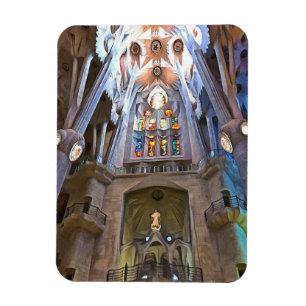 Sagrada Familia. Inneres. Ansicht 25. Magnet