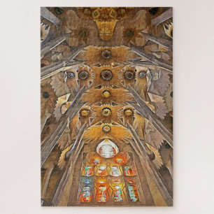 Sagrada Familia. Inneres. Ansicht 7. Puzzle