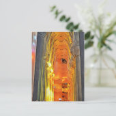 Sagrada Familia.Interior Ansicht 1. Postkarte (Stehend Vorderseite)