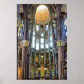 Sagrada Familia. Interior. View 6. Poster (Vorne)