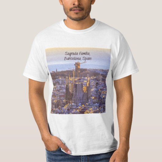 Sagrada Familia Katholische Kirche, Barcelona, Spa T-Shirt (Vorderseite)