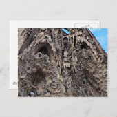 Sagrada Familia, Krippenfassade - Barcelona Foto Postkarte (Vorne/Hinten)