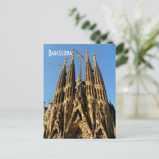Sagrada Familia Postkarte (Stehend Vorderseite)