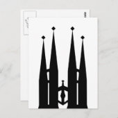 Sagrada Familia Postkarte (Vorne/Hinten)