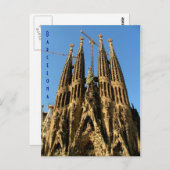 Sagrada Familia Postkarte (Vorne/Hinten)