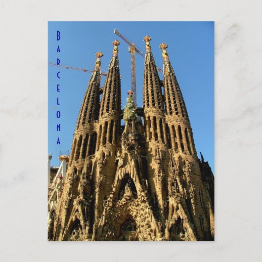Sagrada Familia Postkarte (Vorderseite)