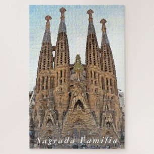 Sagrada Familia. View 3. Puzzle