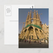 Sagrada Familia von Barcelona Postkarte (Vorne/Hinten)