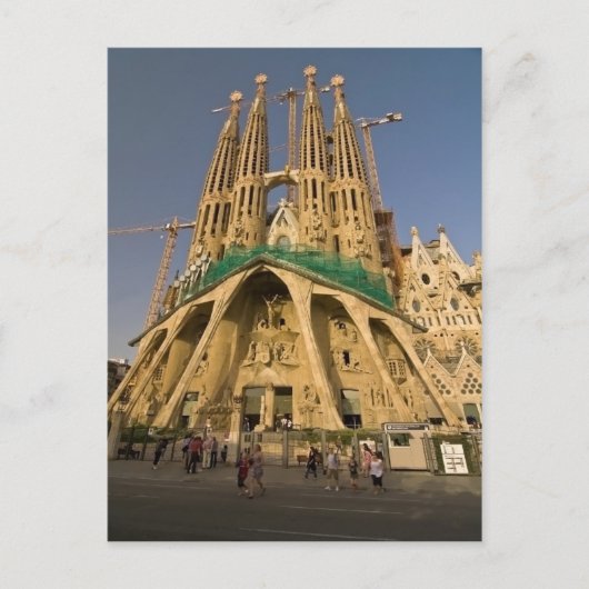 Sagrada Familia von Barcelona Postkarte (Vorderseite)
