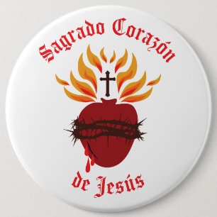 Sagrado Corazón de Jesús/Heiliges Herz Jesu Button