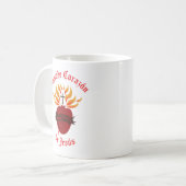 Sagrado Corazón de Jesús/Heiliges Herz Jesu Kaffeetasse (Vorderseite Links)