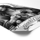 Sagrado Corazón Original Artwork Poster (Ecke)