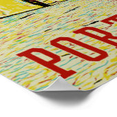 Sagres promonelle Abbildung Algarve Portugal Poster (Ecke)