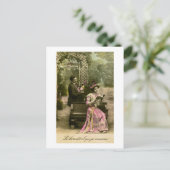 Sagt das Buch 'I Liebe you'? Postkarte (Stehend Vorderseite)