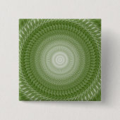 Sägt Mandala in Stämmen Button (Vorderseite)