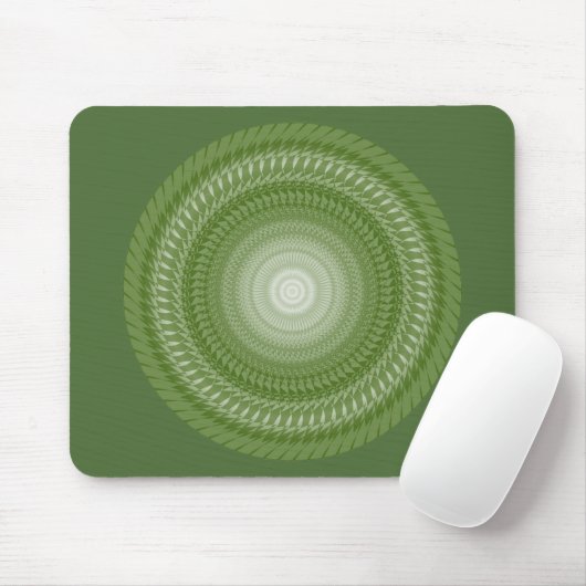 Sägt Mandala in Stämmen Mousepad (Mit Mouse)