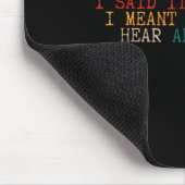 Sagte, es ist okay, aber meinte, Jesus wird davon Mousepad (Ecke)