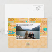 Sagte jemand cheeze? postkarte (Vorne/Hinten)