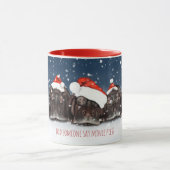 Sagte jemand Mince Pies, Christmas Hippo Tasse? Tasse (Zentrum)