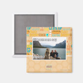 Sagte jemand zu betrügen? magnet (Vorderseite/Rückseite)