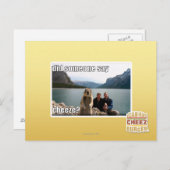 Sagte jemand zu betrügen? postkarte (Vorne/Hinten)