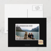Sagte jemand zu betrügen? postkarte (Vorne/Hinten)