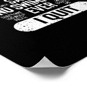 Sagte kein Schwimmer, der je wettbewerbsfähig schw Poster (Ecke)