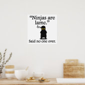 Sagte nie jemand: Ninjas sind lahm Poster (Küche)