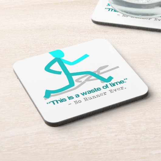 Sagte noch nie, dass kein Läufer Getränkeuntersetzer (Linke Seite)