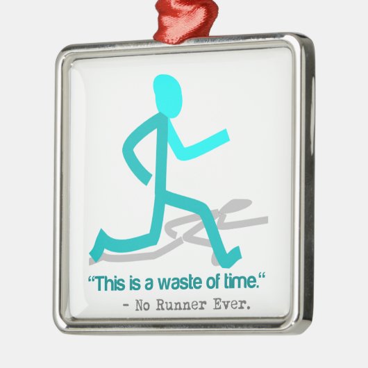 Sagte noch nie, dass kein Läufer Ornament Aus Metall (Links)