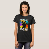 Sagten Sie Bowling-Schwarze-Katze T-Shirt (Vorne ganz)