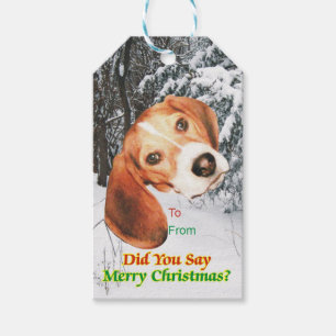Sagten Sie frohe Weihnachten? Geschenkanhänger